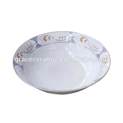 9 inch Custom Design Large Ceramic Porcelain Soup Bowl For Serving